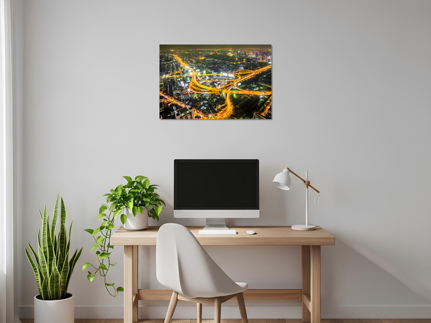 Paisaje urbano nocturno