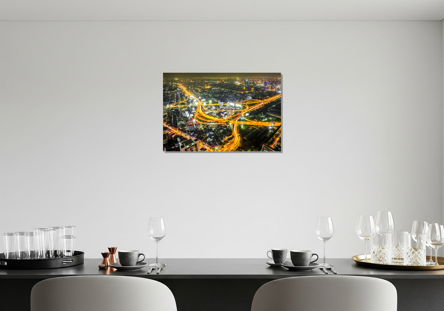 Paisaje urbano nocturno