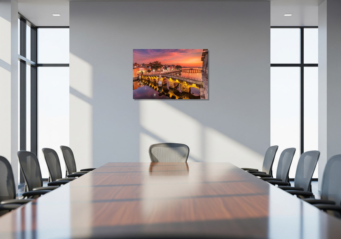 Palacio a orillas del lago