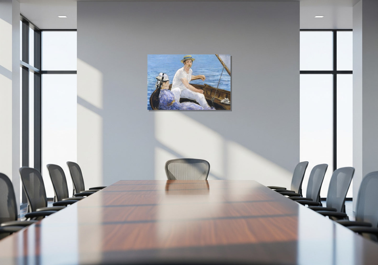 Paseo en barco - Edouard Manet