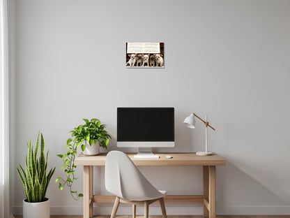 Cuadro metálico decorativo para interiores
