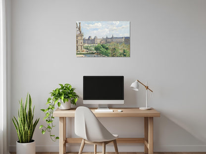 Plaza del carrusel, Paría - Camille Pissarro