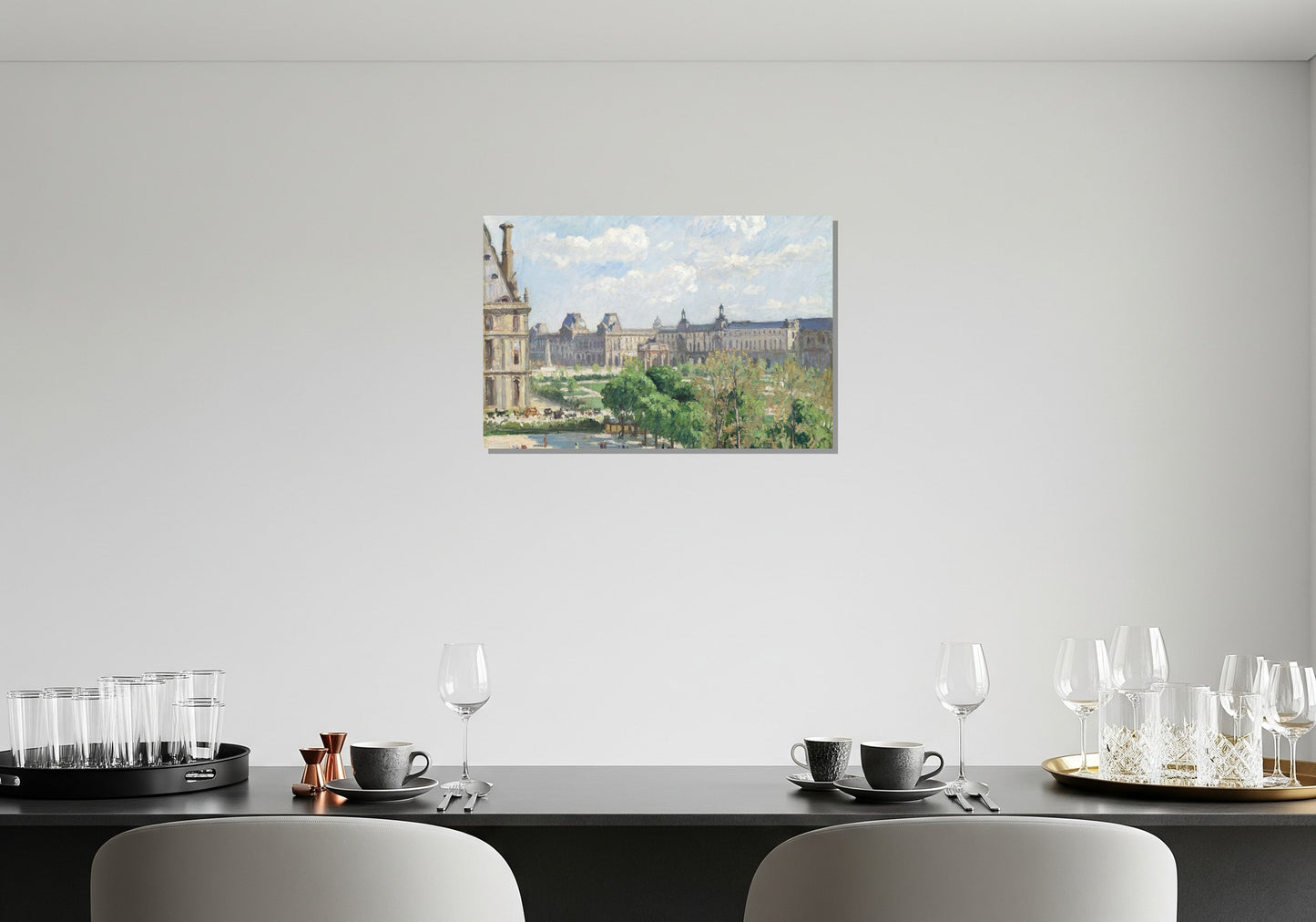 Plaza del carrusel, Paría - Camille Pissarro