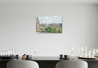 Plaza del carrusel, Paría - Camille Pissarro