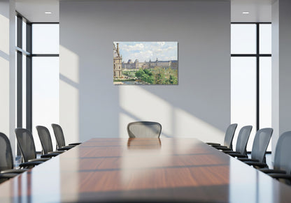 Plaza del carrusel, Paría - Camille Pissarro