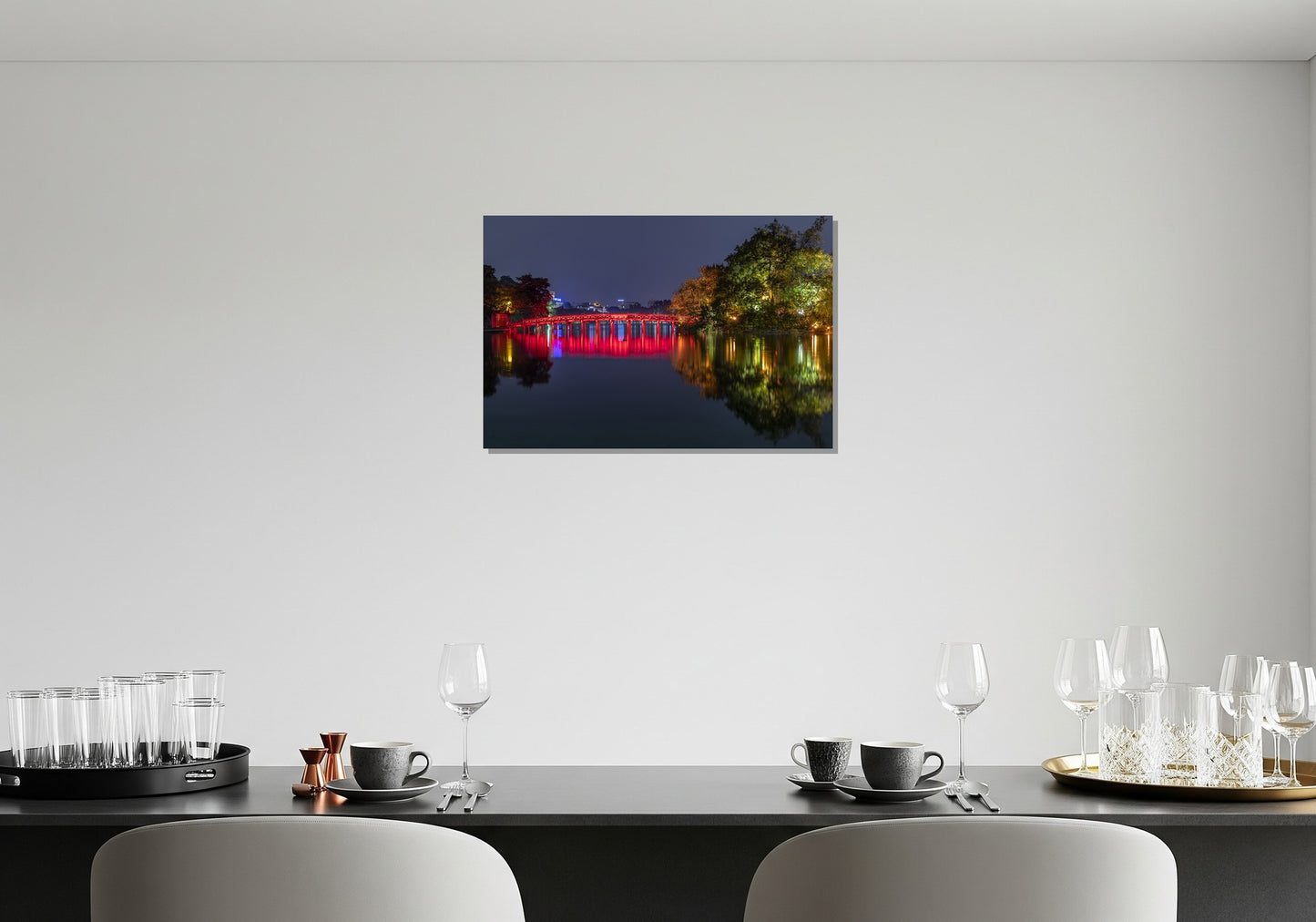 Puente del templo Ngoc Son