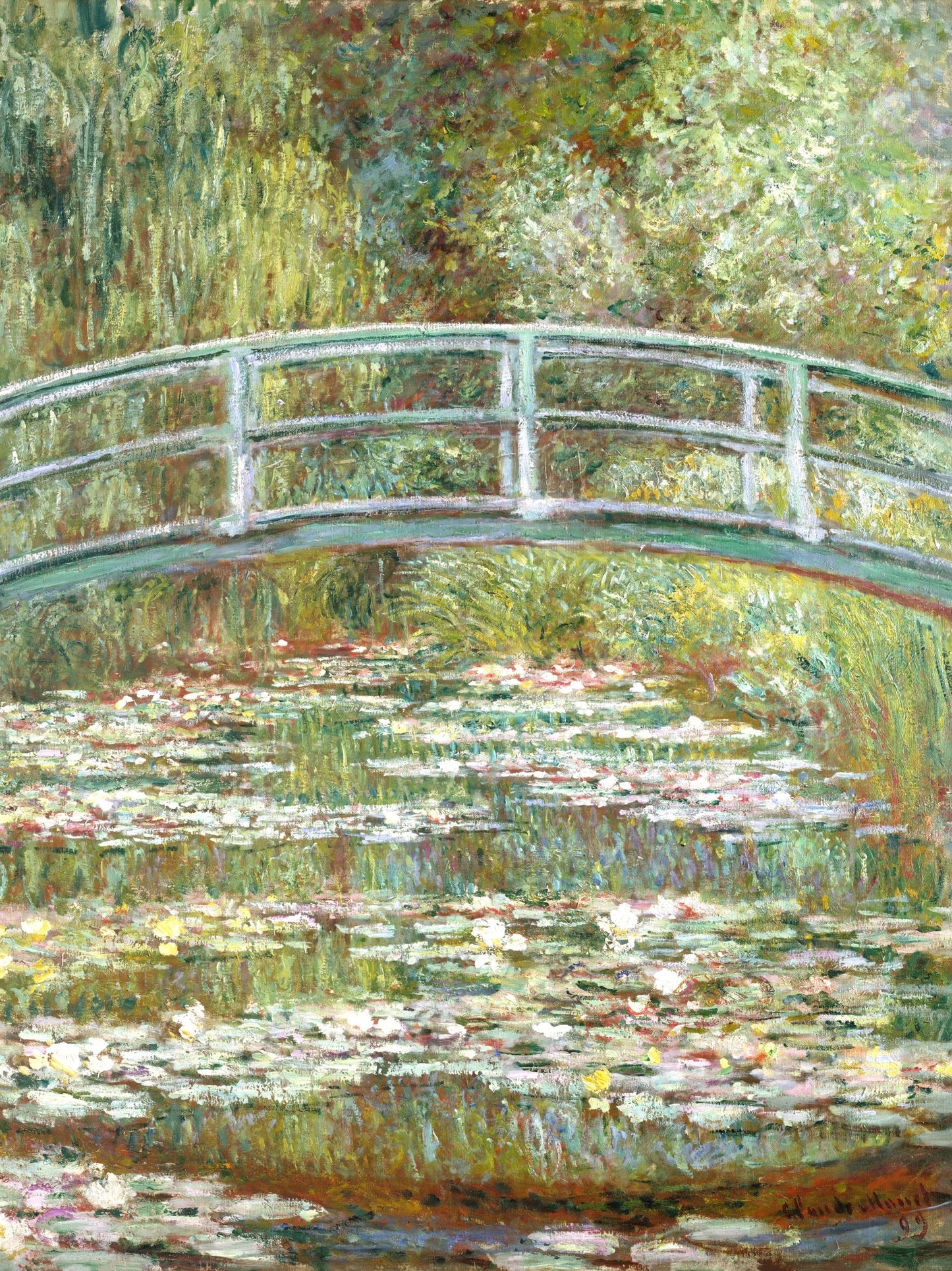 Puente sobre un estanque de Nenúfares - Claude Monet
