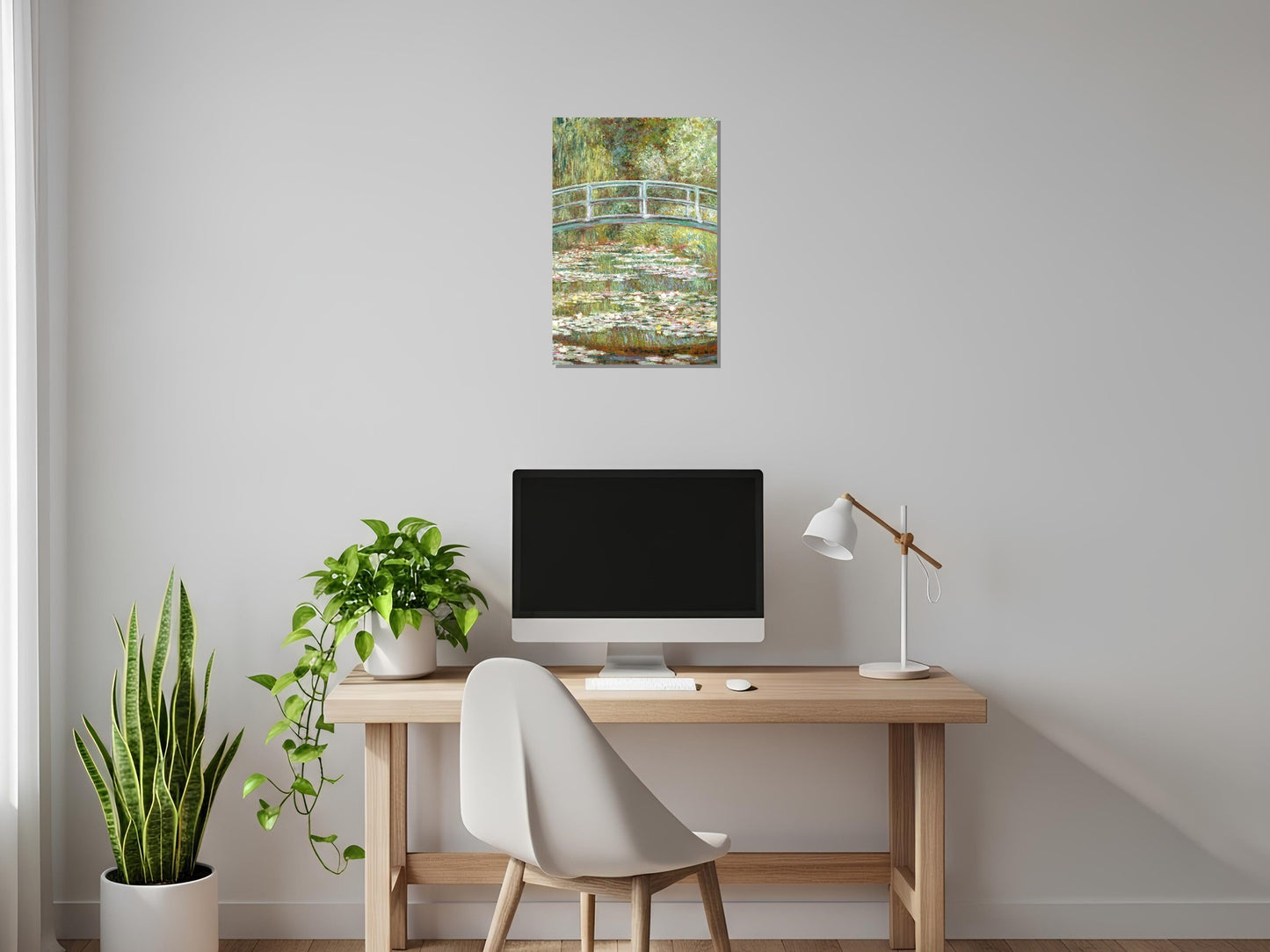 Puente sobre un estanque de Nenúfares - Claude Monet