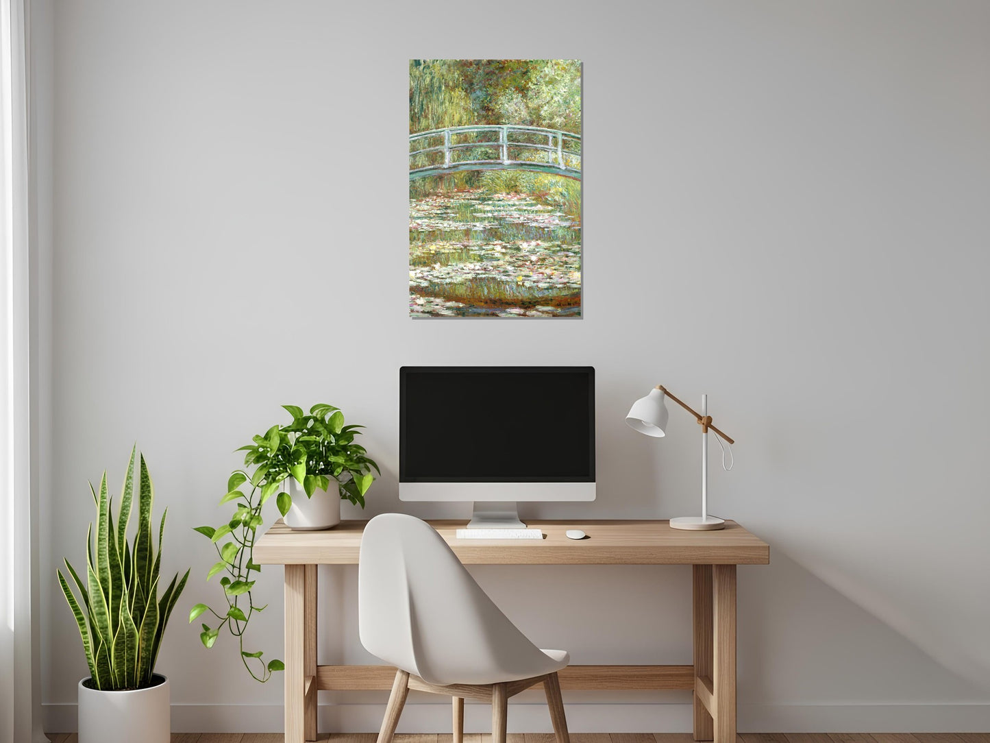 Puente sobre un estanque de Nenúfares - Claude Monet