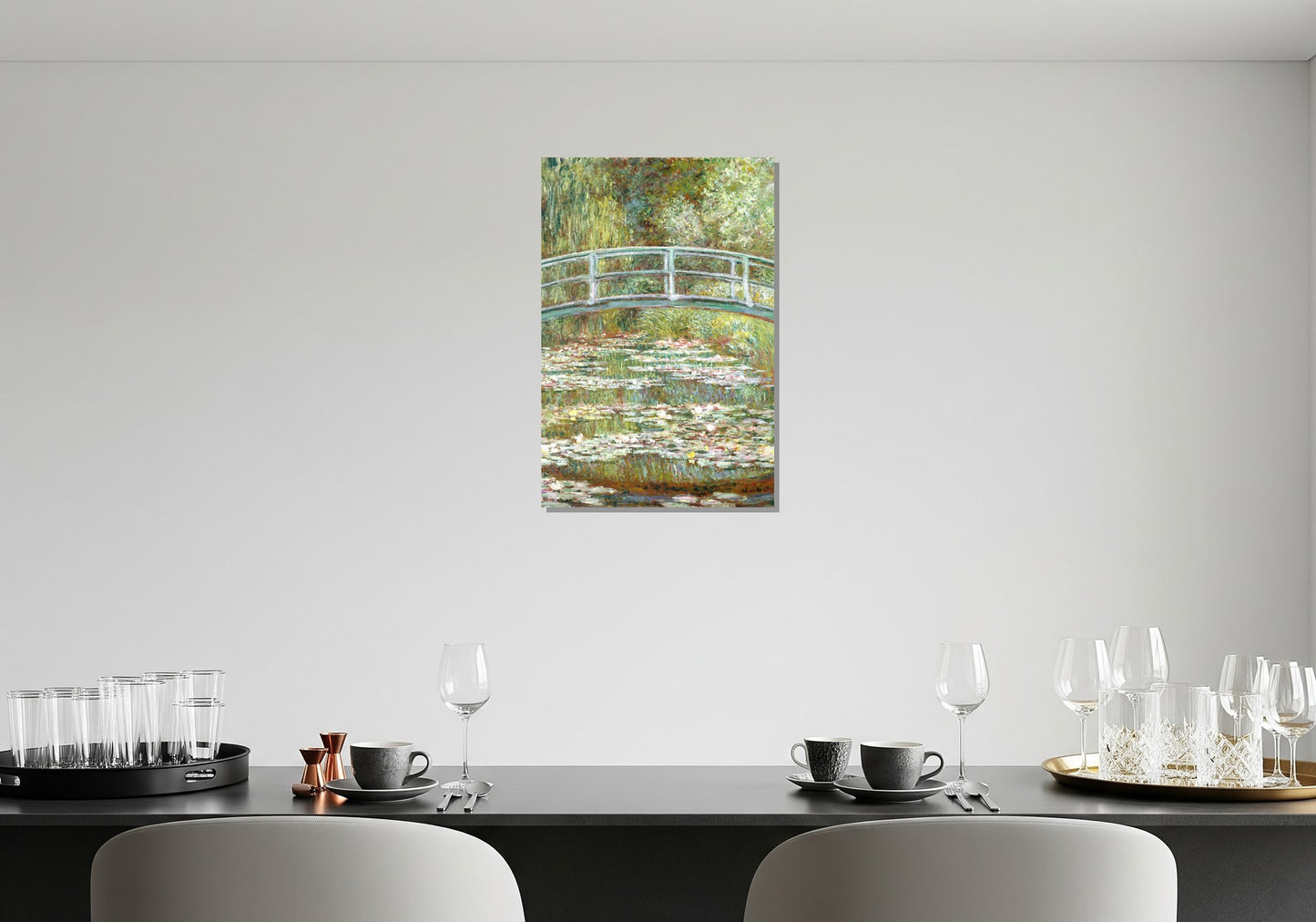 Puente sobre un estanque de Nenúfares - Claude Monet