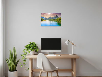 Río Li y sus montañas