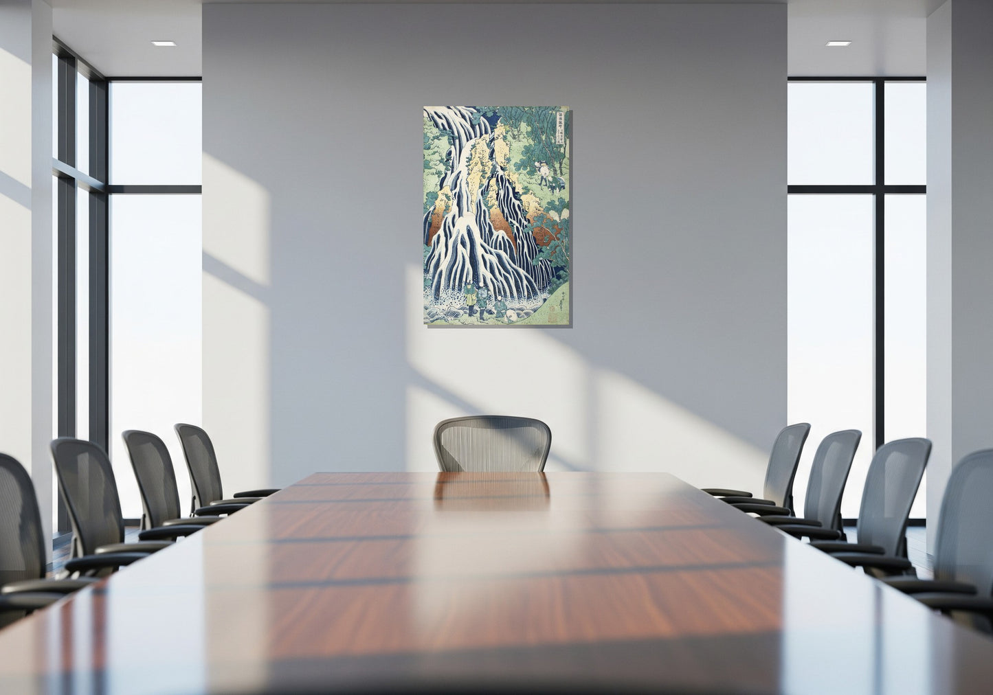 Recorrido por las cascadas de varias provincias - Katsushika Hokusai