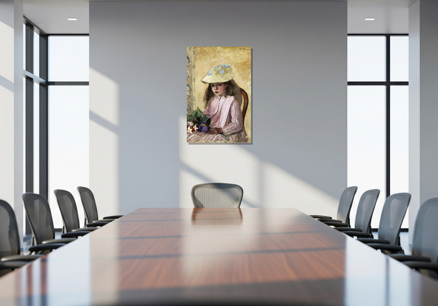 Retrato de Jeanne - Camille Pissarro