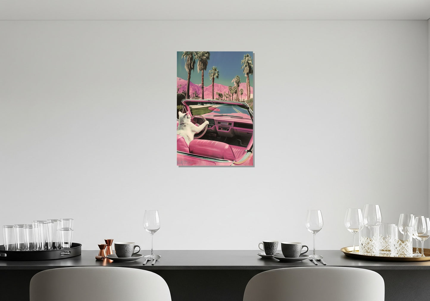 Cuadro metálico decorativo para interiores