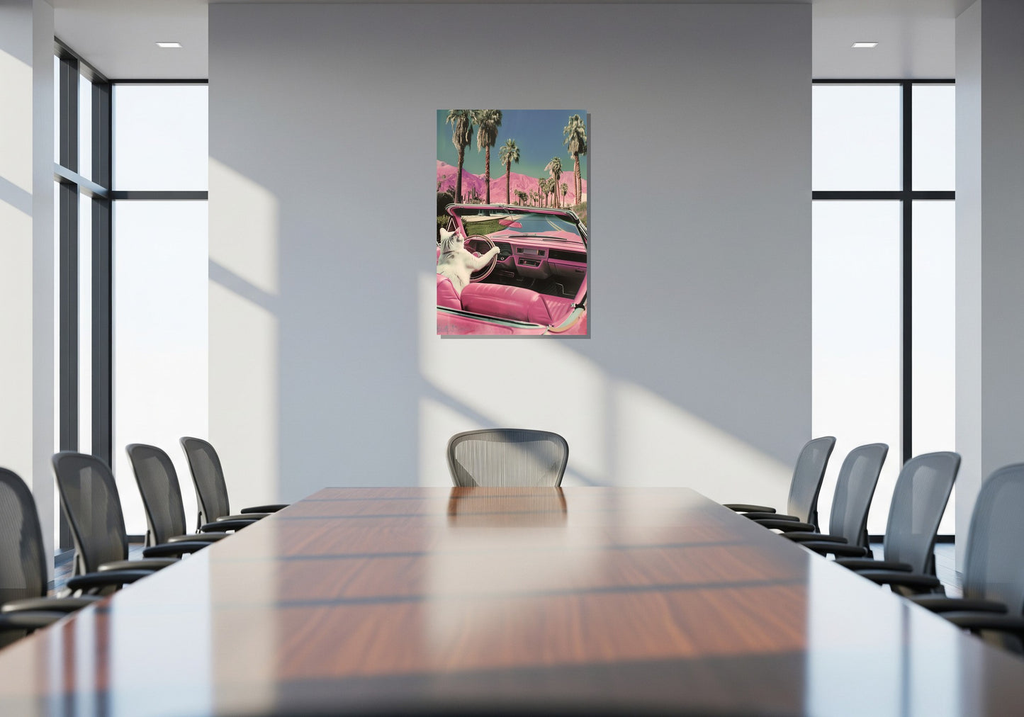 Cuadro metálico decorativo para interiores