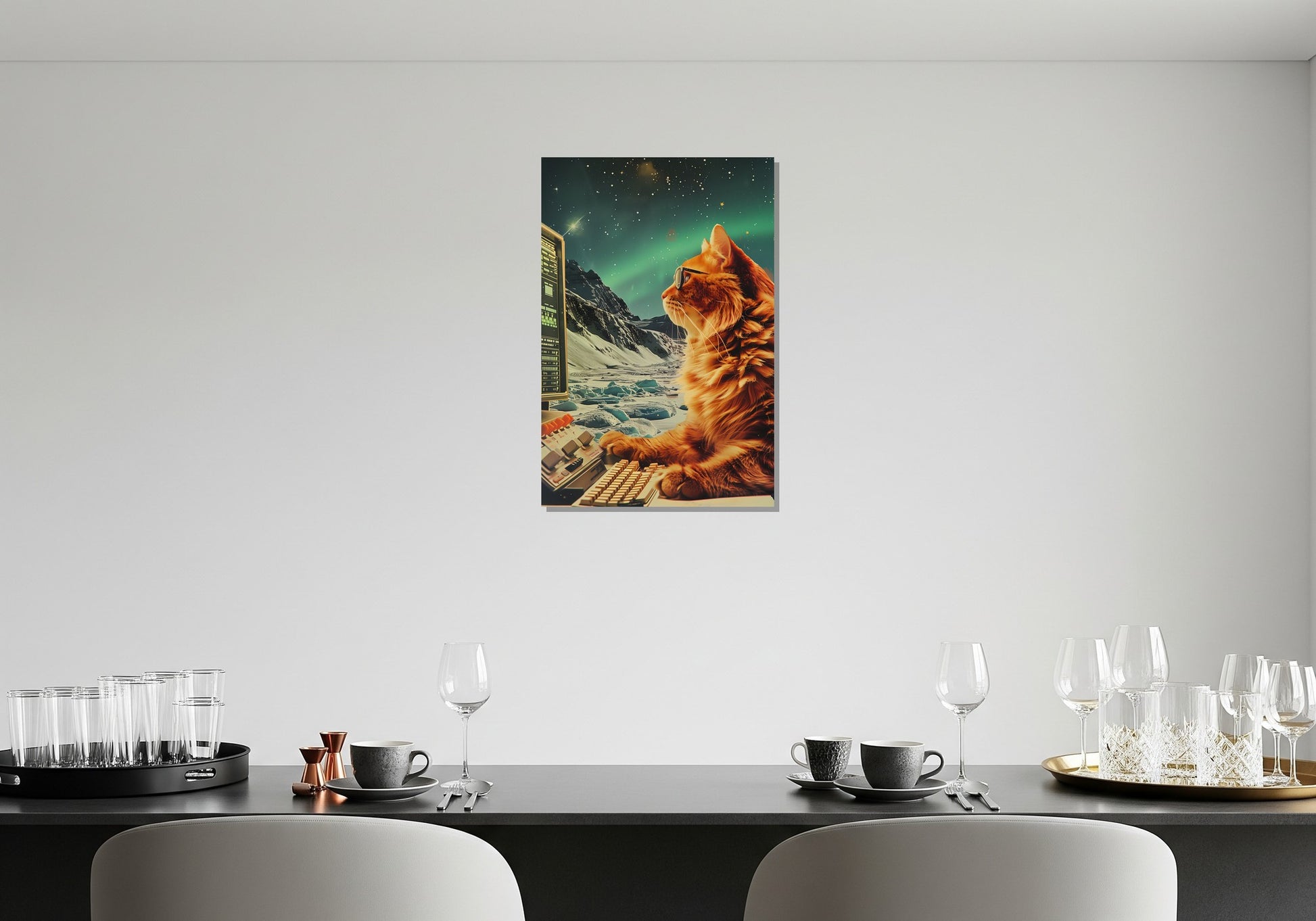 Cuadro metálico decorativo para interiores