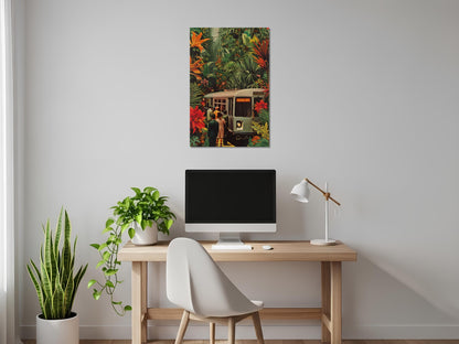 Cuadro metálico decorativo para interiores