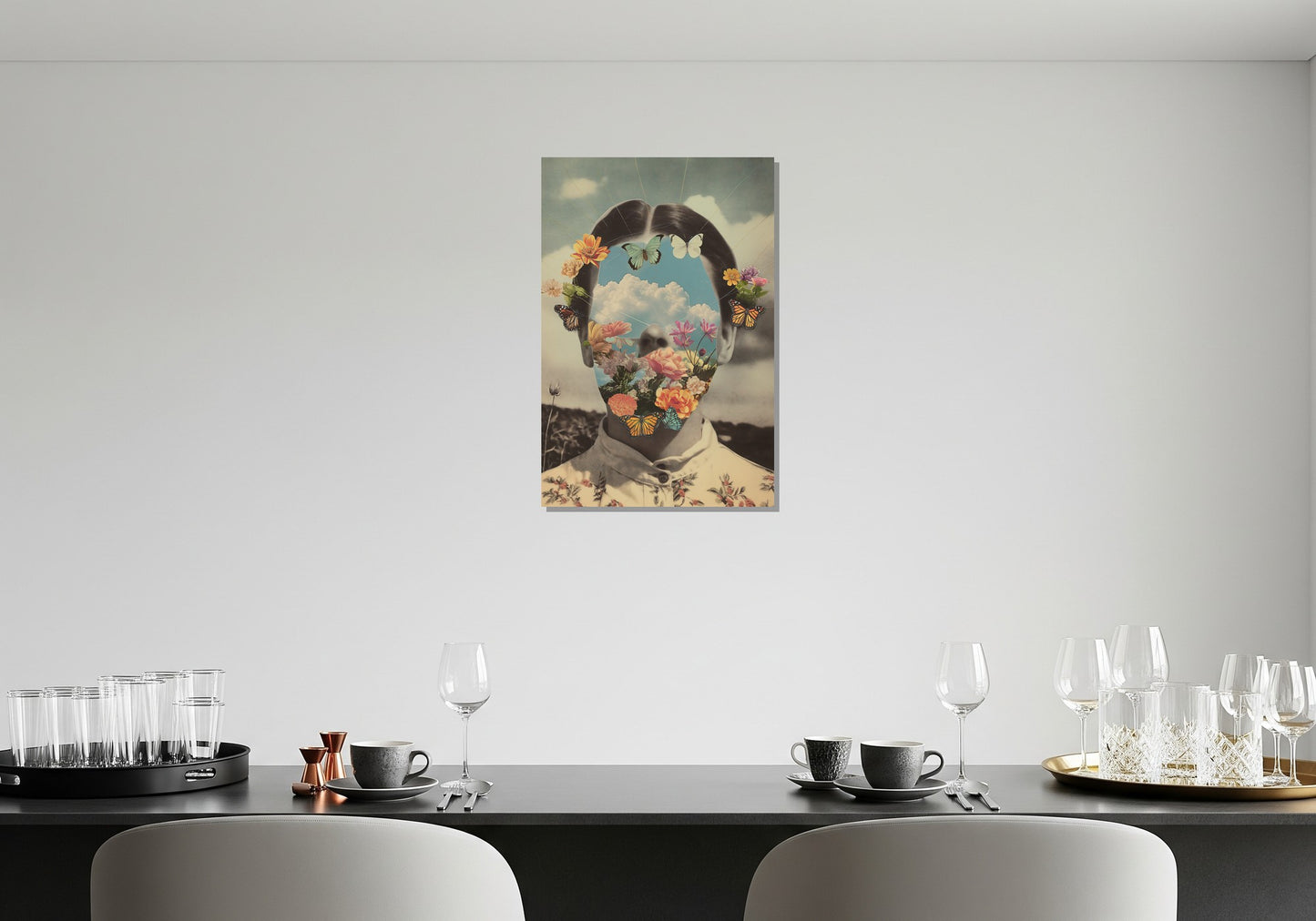 Cuadro metálico decorativo para interiores