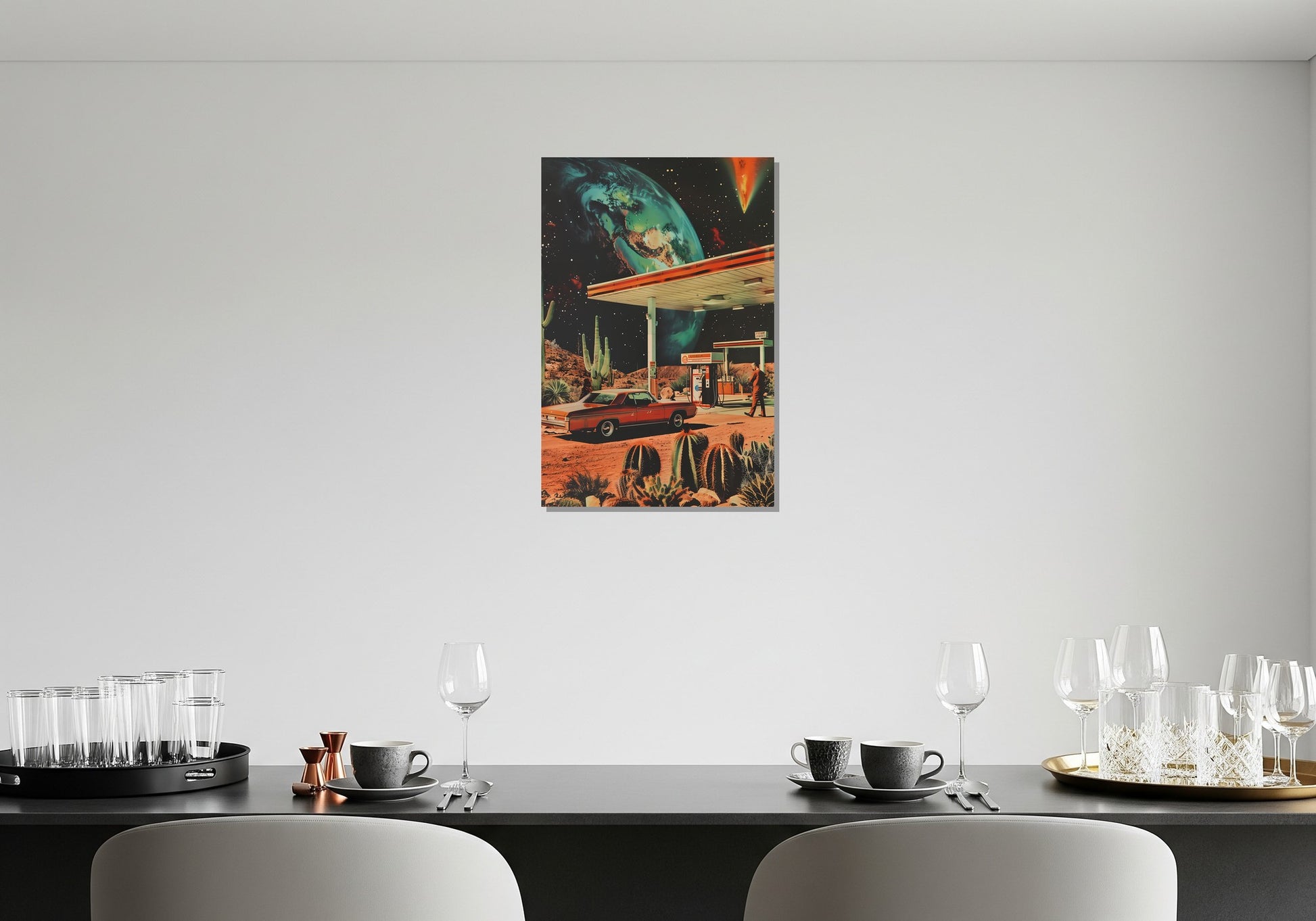 Cuadro metálico decorativo para interiores