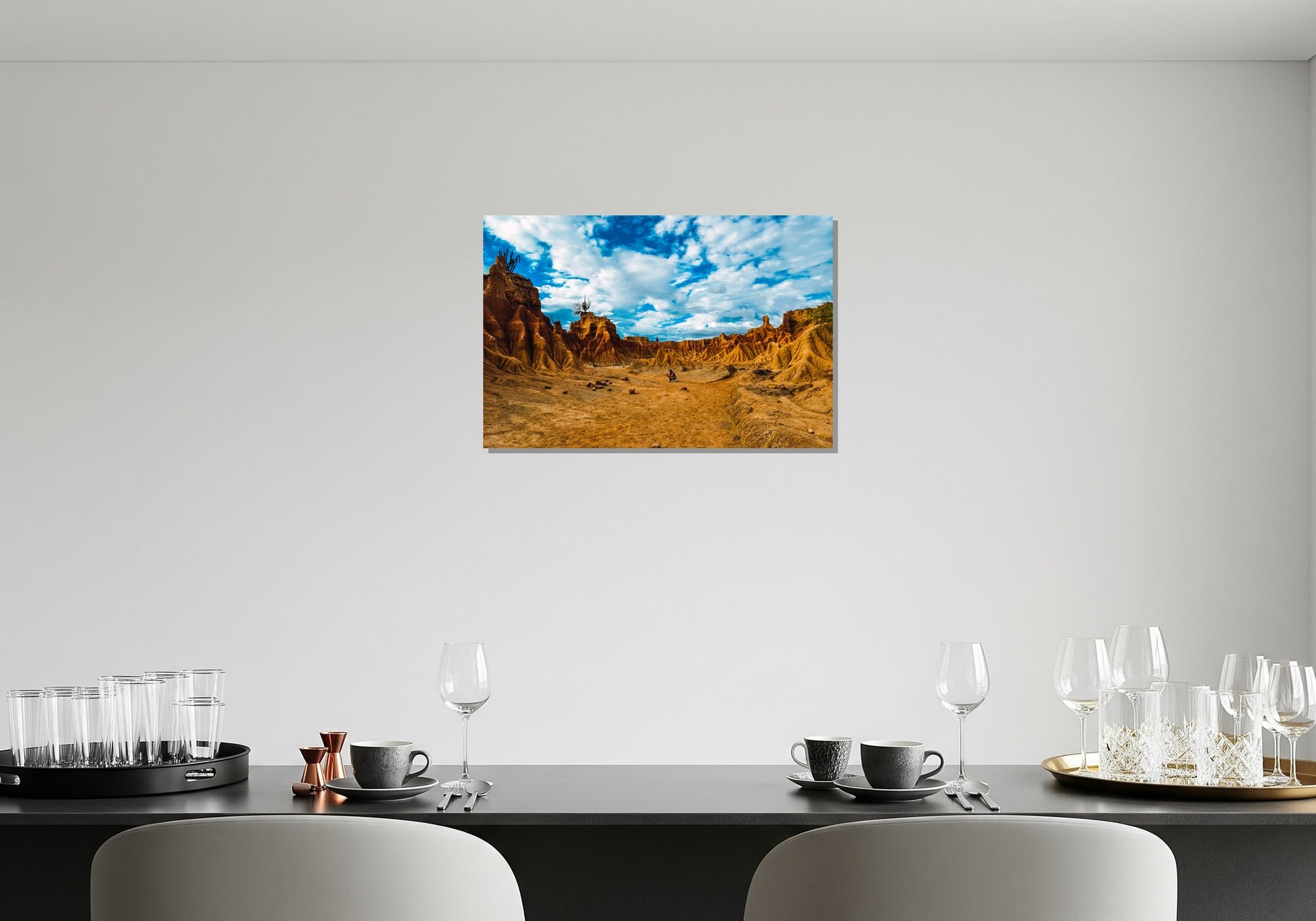 Cuadro metálico decorativo para interiores