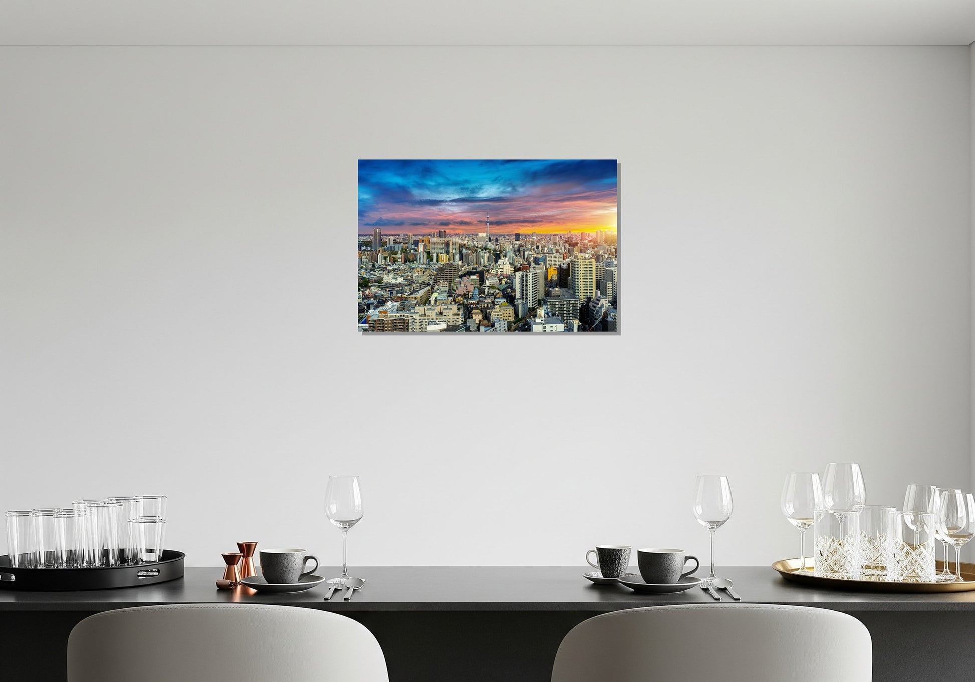 Cuadro metálico decorativo para interiores