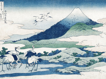 Umezawa en la provincia de Sagami - Katsushika Hokusai