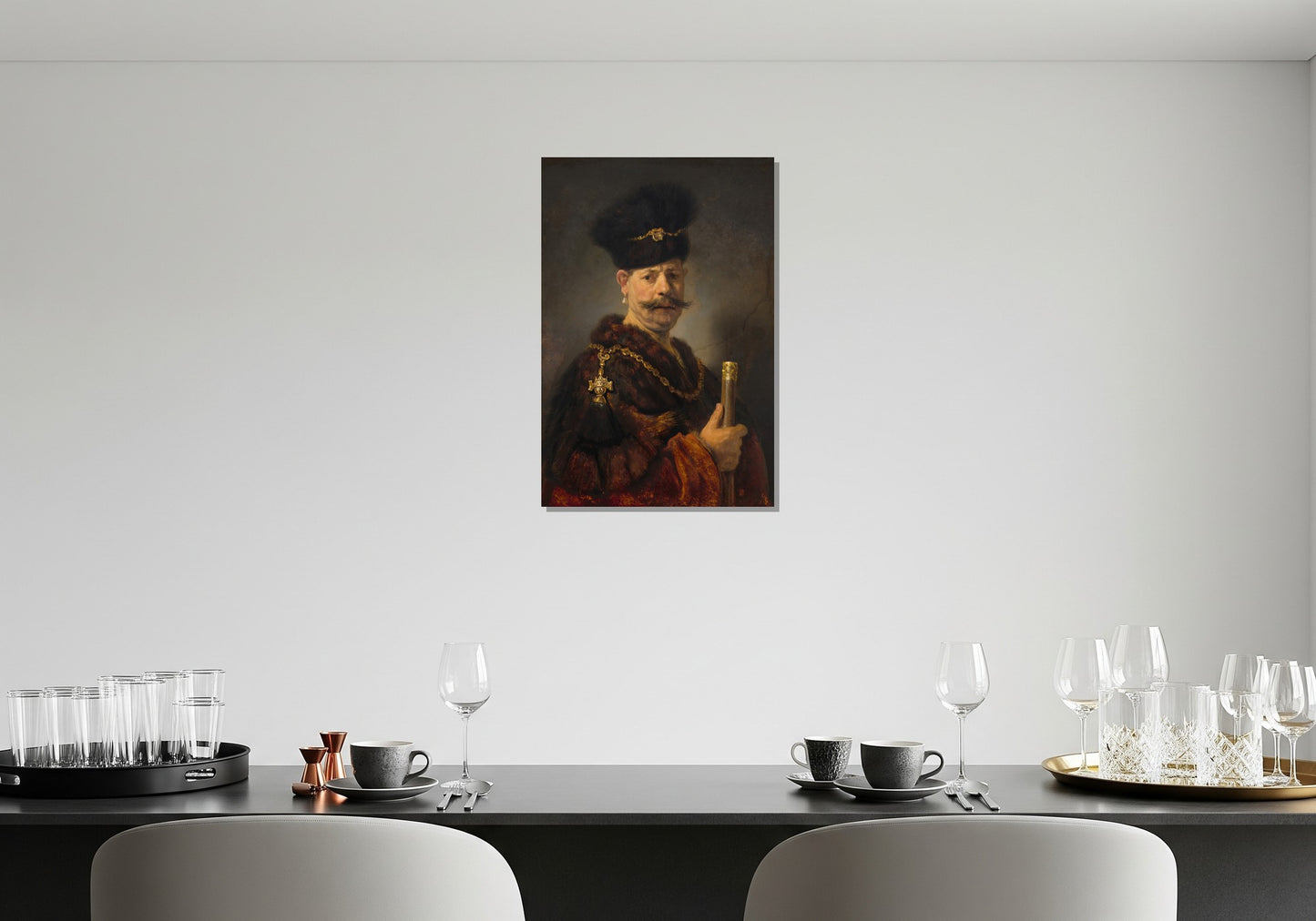 Cuadro metálico decorativo para interiores