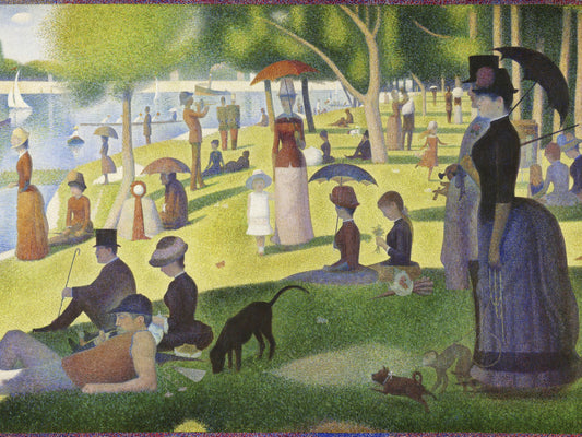Una tarde de domingo en la Isla Grande Jatte - Georges Seurat
