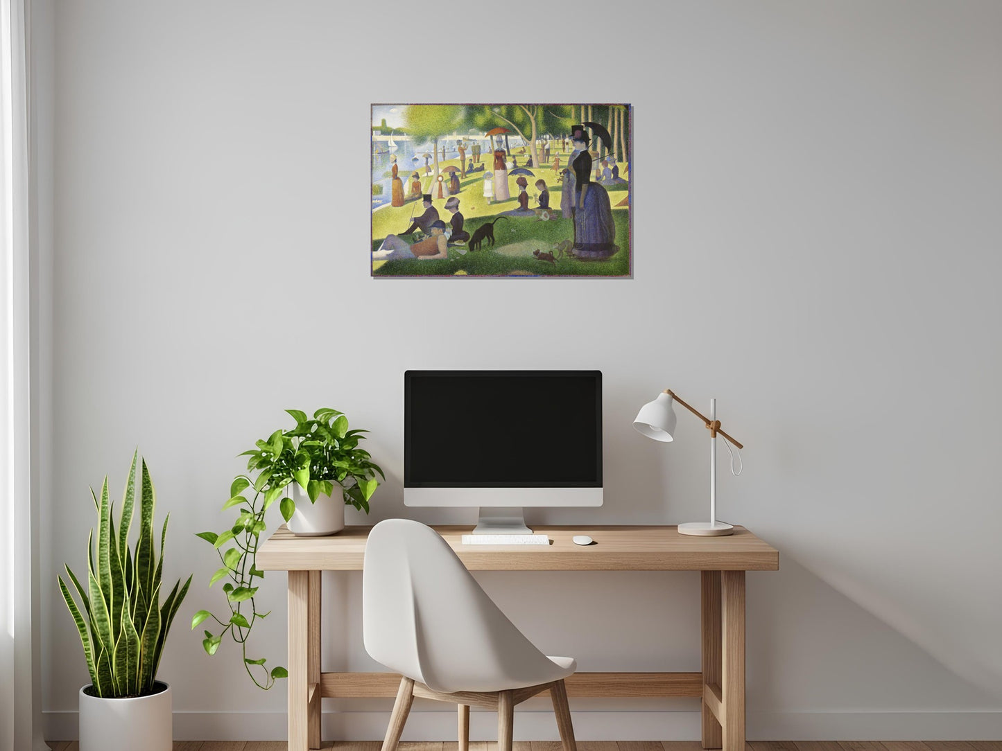 Una tarde de domingo en la Isla Grande Jatte - Georges Seurat