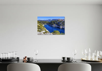 Verde sobre la roca caliza