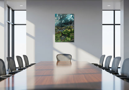 Cuadro metálico decorativo para interiores