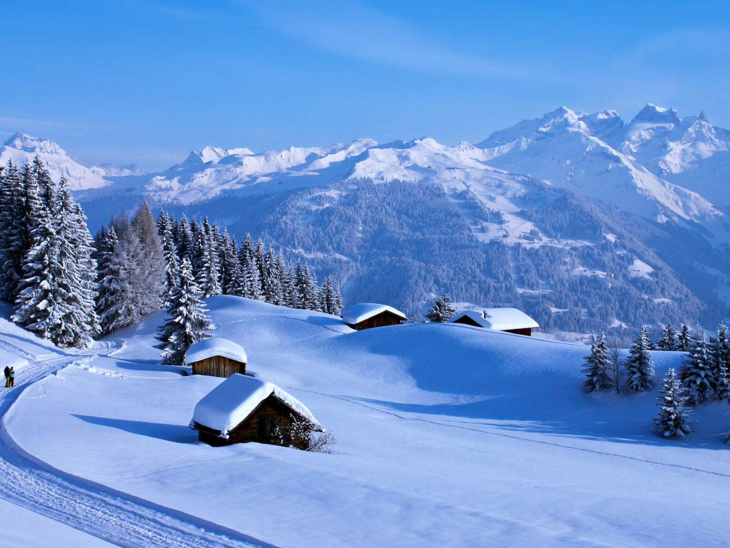 Viviendas en la nieve