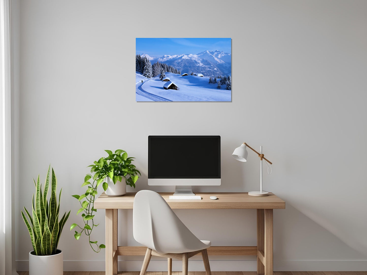 Viviendas en la nieve