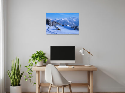 Viviendas en la nieve