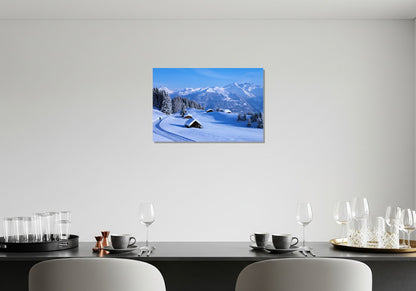 Viviendas en la nieve