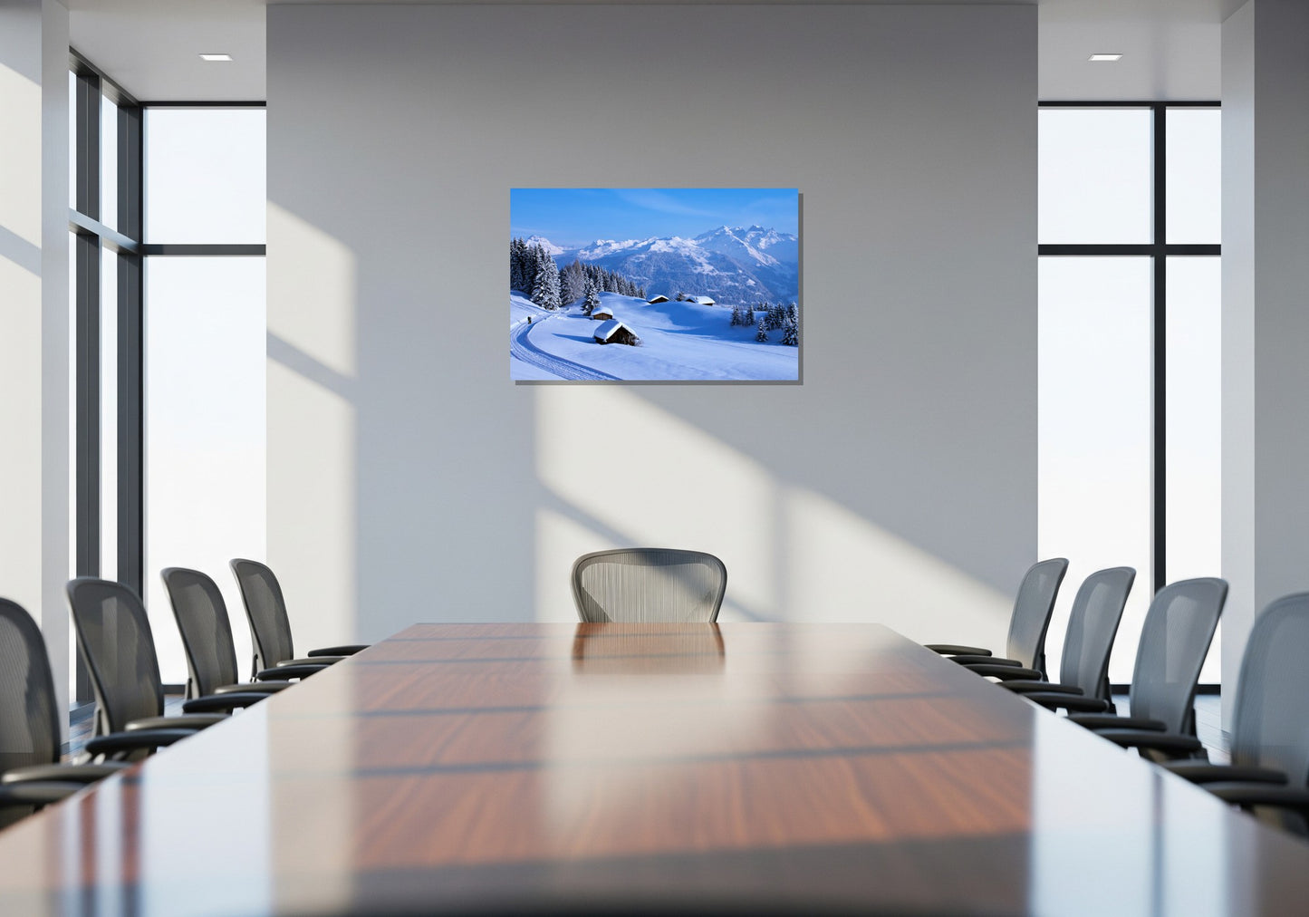 Viviendas en la nieve